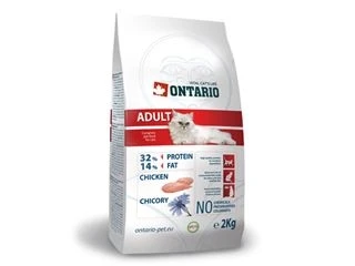 Сухой корм ONTARIO для взрослых кошек с курицей 20768