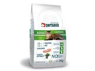 Сухой корм ONTARIO для стерилизованных кошек с курицей 20771