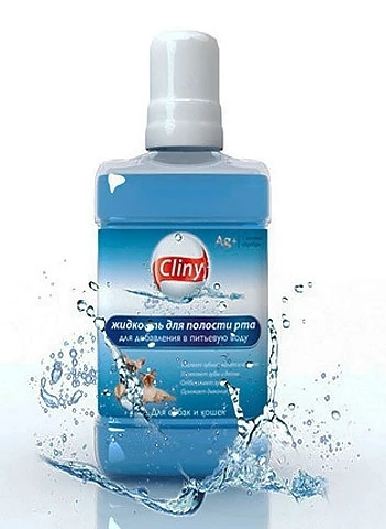 Жидкая зубная щетка Cliny для собак и кошек 300 мл 37002