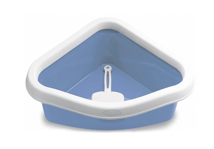Туалет угловой Stefanplast Sprint Corner, с рамкой и совочком, 40*56*14см 21413