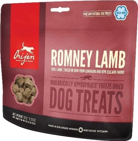 Лакомство Orijen Romney Lamb для щенков и собак с ягненком 65407