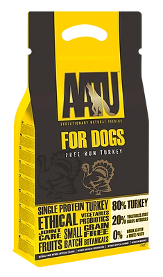 Беззерновой cухой корм AATU Adult Dog Turkey для взрослых собак с индейкой 46919