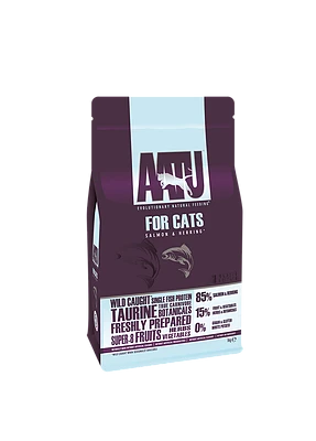 Беззерновой cухой корм AATU Cat Salmon/Herring для взрослых кошек с лососем и сельдью 20890