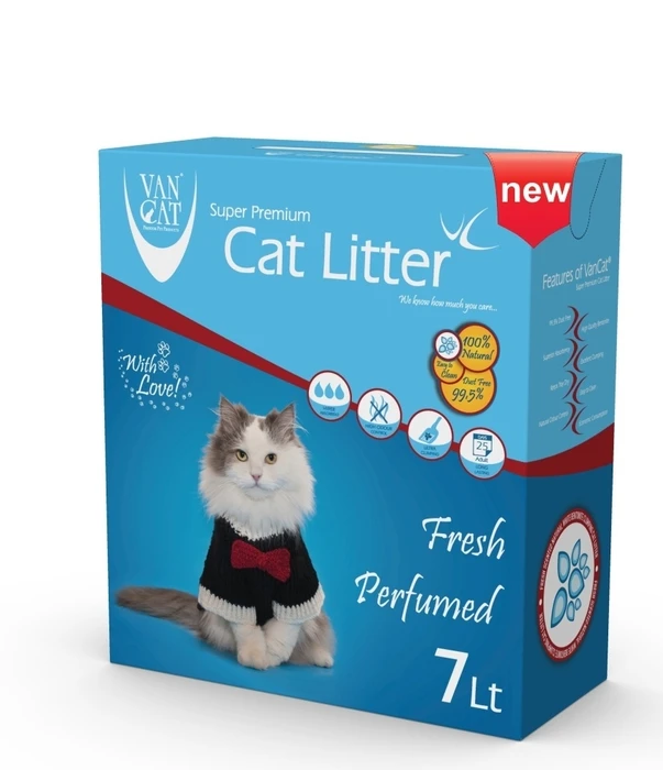 Комкующийся наполнитель VAN CAT Ultra Clumping "Идеальные комочки" без пыли 6 кг 20253