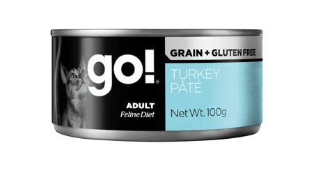 Консервы GO! NATURAL Grain Free Turkey Pate CF для взрослых кошек с индейкой