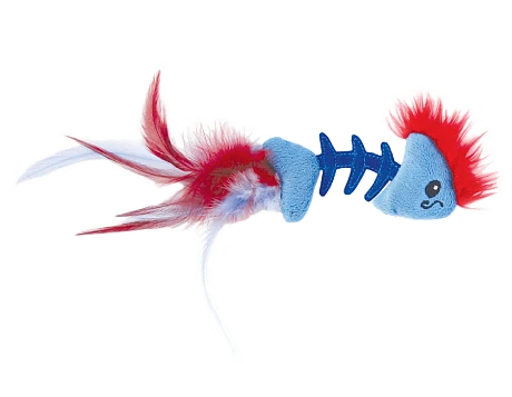 Игрушка Petstages для кошек PLAY FISH BONE рыбка с кошачьей мятой 90022