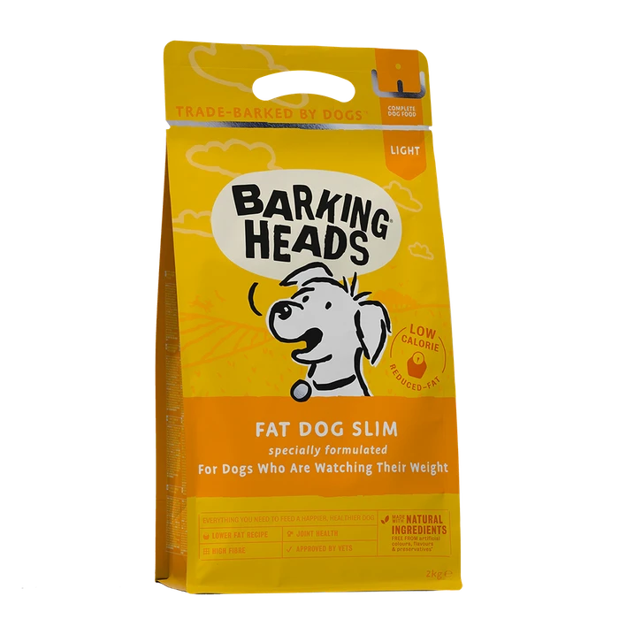 Сухой корм BARKING HEADS FAT DOG SLIM для собак с избыточным весом с курицей и рисом "Худеющий толстячок" 18128