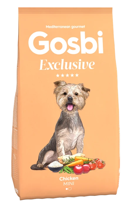 Низкозерновой cухой корм GOSBI Exclusive для взрослых собак малых пород с курицей 11464