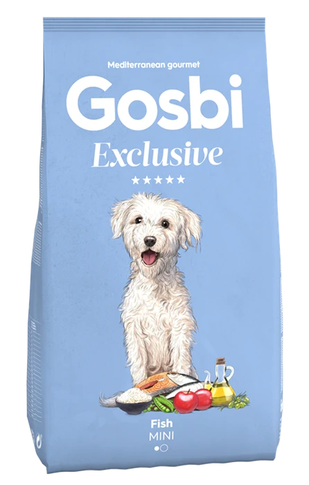 Низкозерновой cухой корм GOSBI Exclusive для взрослых собак малых пород с рыбой 11116