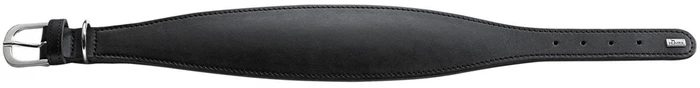 Hunter ошейник для собак Super Soft селедка 42 (33-39)/6 см натуральная кожа черный 62503