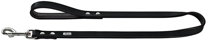 Hunter поводок для собак Basic 18/100 кожа черный 46970