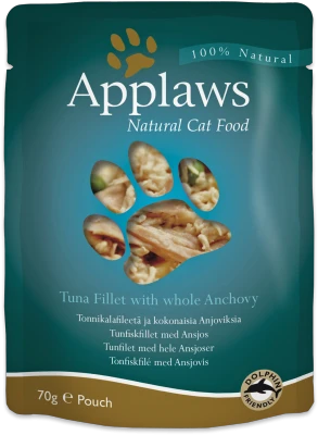 Пауч APPLAWS для взрослых кошек с тунцом и анчоусами Cat Tuna Anchovy 24364
