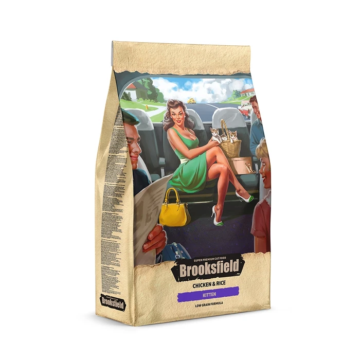 Сухой корм BROOKSFIELD Kitten для котят с курицей и рисом 71326