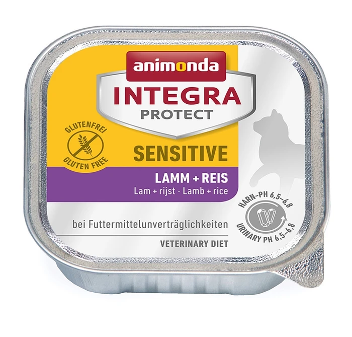 Консервы Animonda Integra Sensitive c ягненком и рисом для кошек при пищевой аллергии 001/86851