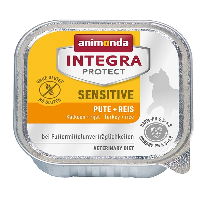 Консервы Animonda Integra Sensitive c индейкой и рисом для кошек при пищевой аллергии 001/86852