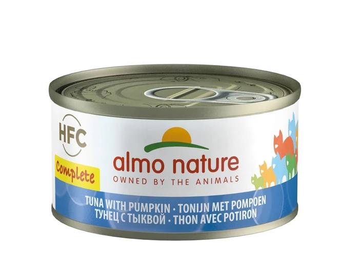 Полнорационные консервы ALMO NATURE для кошек с тунцом и тыквой (HFC Complete - Tuna with Pumpkin)
