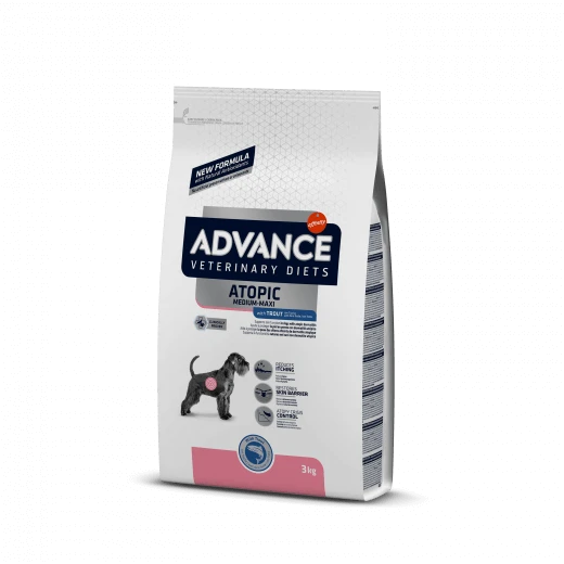 Сухой корм ADVANCE Atopic для собак средних и крупных пород при дерматозах и аллергии 13283