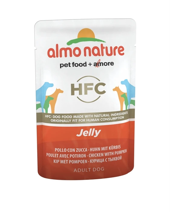 Пауч ALMO NATURE Classic Jelly Chicken and Pumkin для собак с курицей и тыква в желе 10700
