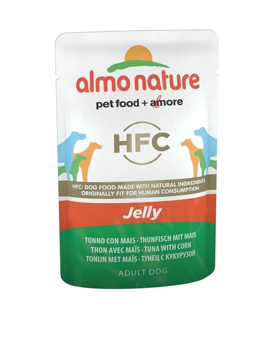 Пауч ALMO NATURE Classic Jelly Tuna and Sweet Corn для собак тунец и сладкая кукуруза в желе 10703