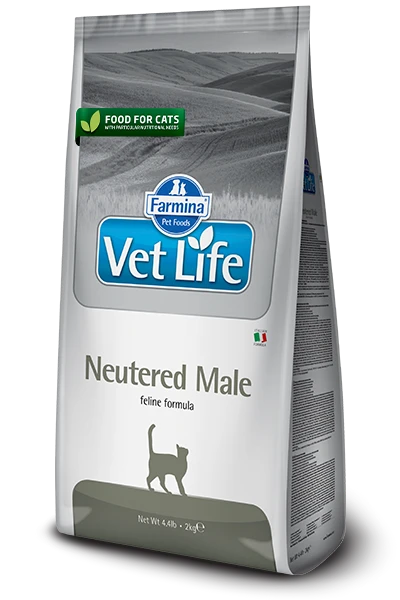 Сухой корм FARMINA VET LIFE Neutered Male диета для кастрированных котов 4397/PVT004049S
