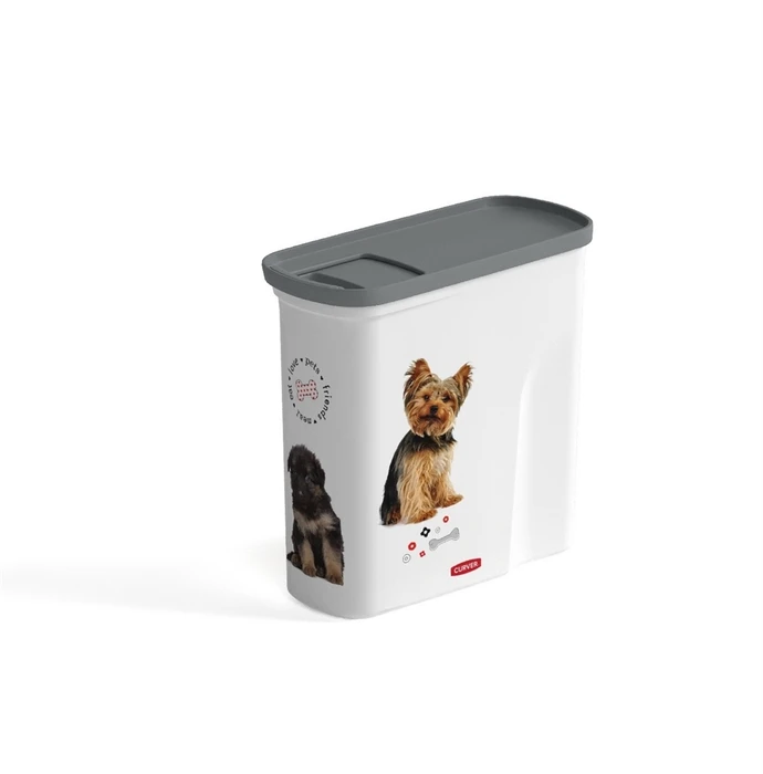 Контейнер для корма Curver PetLife Любимые щенята на 1 кг/2 л, 21*9*19см 34305