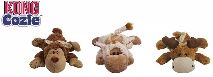 Игрушка для собак мелких пород KONG Kozi Natura с пищалкой 13 см ZYN3E