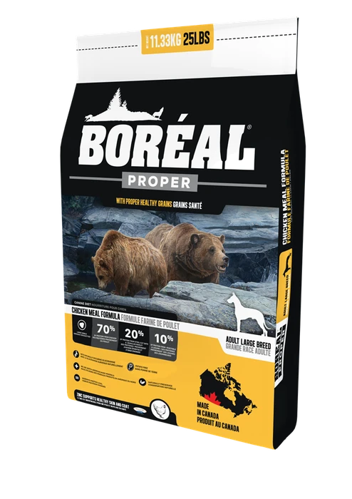 Низкозерновой сухой корм BOREAL PROPER для собак крупных пород с курицей ADULT LARGE BREED/CHICKEN MEAL FORMULA D0528