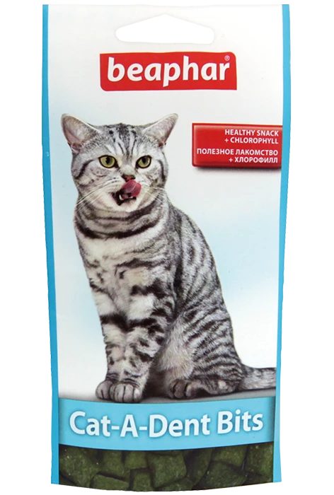 Подушечки для чистки зубов кошек Beaphar Cat-A-Dent Bits 13147