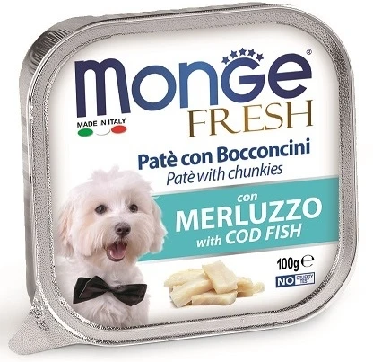 Паштет MONGE Fresh для собак с треской with Codfish