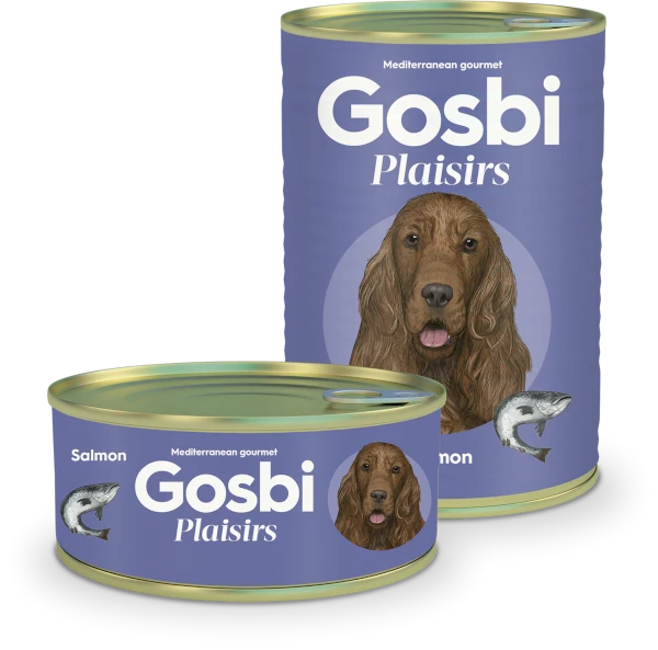 Консервы Gosbi Plaisirs для собак с лососем и овощами 11096