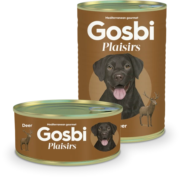 Консервы Gosbi Plaisirs для собак с олениной и овощами 11085
