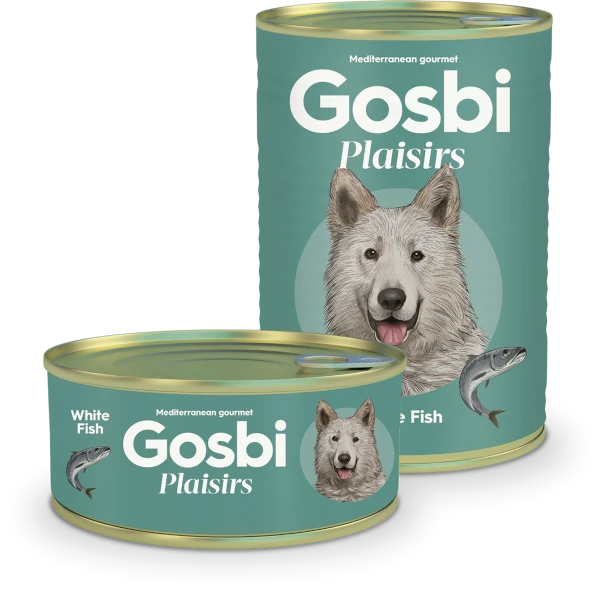 Консервы Gosbi Plaisirs для собак с белой рыбой и картофелем 11091