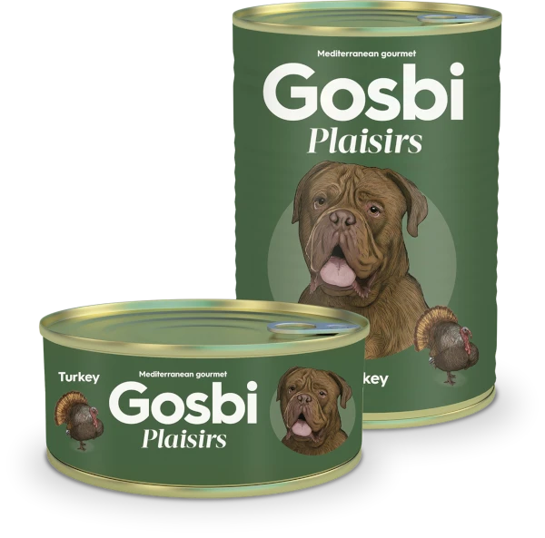 Консервы Gosbi Plaisirs для собак с индейкой, курицей и овощами (Turkey) 11086