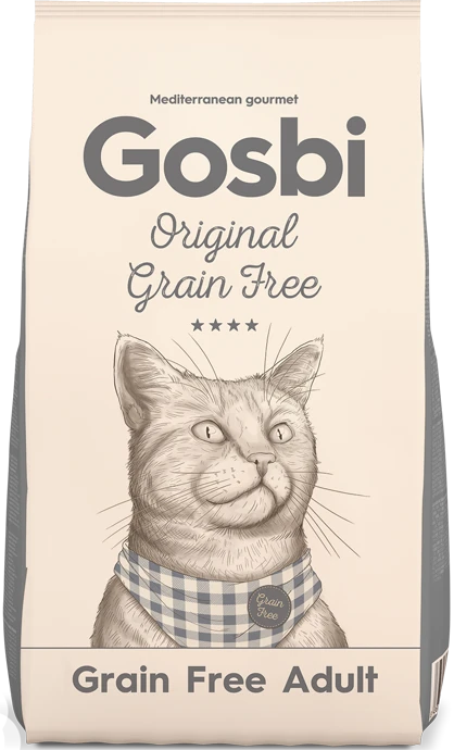 Беззерновой сухой корм GOSBI Original для взрослых кошек с курицей (Grain Free Adult Cat) 11349