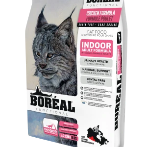 Безерновой сухой корм Boreal Functional для домашних кошек с курицей INDOOR CAT  FOOD CHICKEN FORMULA С0425