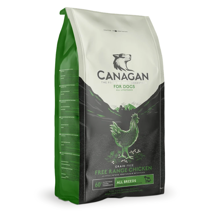 Беззерновой сухой корм Canagan для щенков и собак всех пород с цыпленком Grain Free Free Range Chicken All Breed All Life Stages 100.002