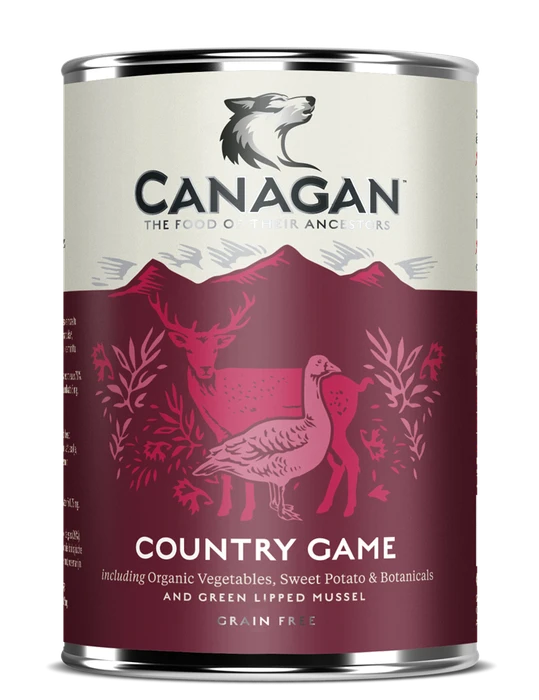 Консервы беззерновые Canagan для собак с олениной, уткой и гусем Country Game 100.2.001