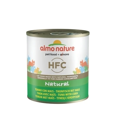 Консервы ALMO NATURE Classic Adult Tuna and Corn для взрослых кошек с тунцом и кукурузой 20333