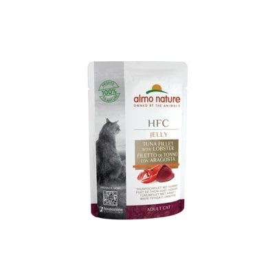 Пауч ALMO NATURE холистик для взрослых кошек с тунцом и омаром Classic Cuisine – Tuna Fillet and Lobster 20480