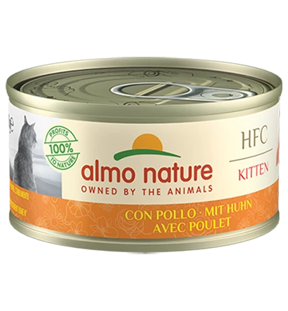 Консервы ALMO NATURE для котят с курицей 75% мяса Legend Kitten Chicken