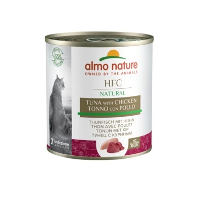 Консервы ALMO NATURE для взрослых кошек с курицей и тунцом Classic Adult Chicken and Tuna