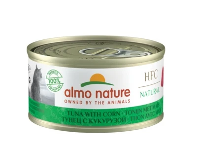 Консервы ALMO NATURE для взрослых кошек с тунцом и сладкой кукурузой Legend Adult Cat Tuna Sweet Corn