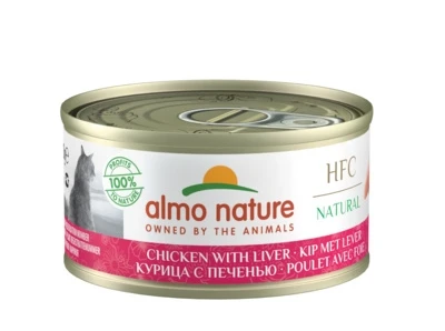 Консервы ALMO NATURE для взрослых кошек с курицей и печенью Legend Adult Cat Chicken Liver 24181