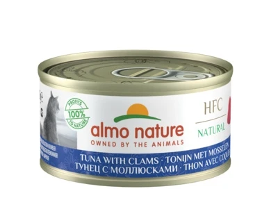 Консервы ALMO NATURE для взрослых кошек с тунцом и моллюсками Legend Adult Cat Tuna Clams