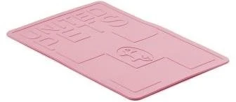 Коврик под миску United Pets "Mustafa" 45 х 30 см, розовый GI0602RO20