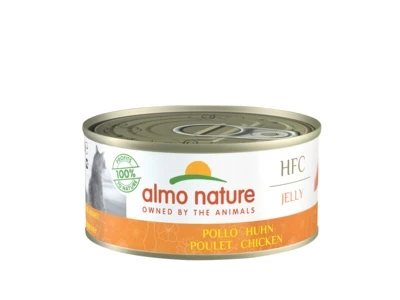 Консервы ALMO NATURE для взрослых кошек курица в желе HFC - Jelly - Chicken