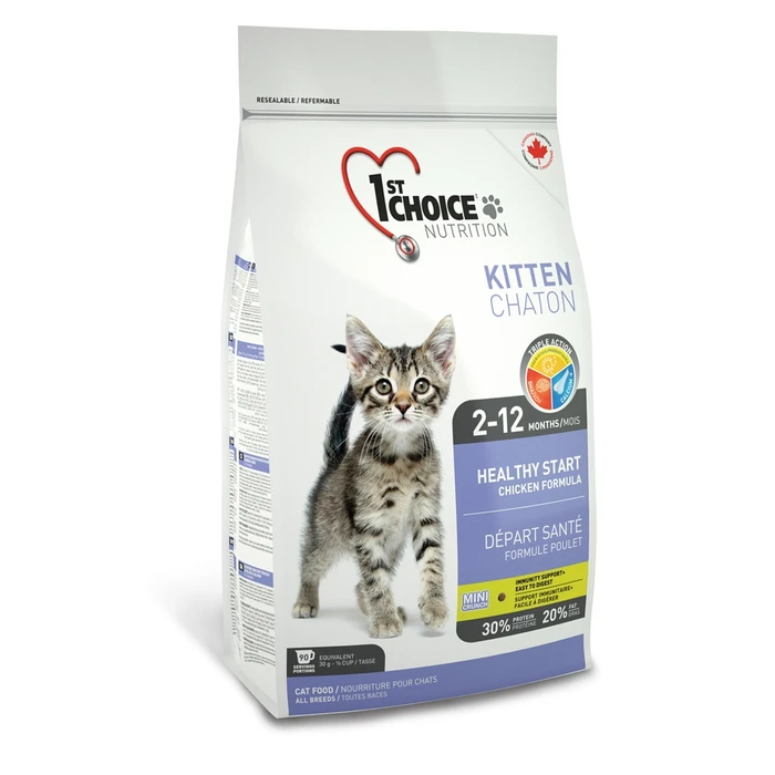 Сухой корм 1st CHOICE Kitten для котят с цыпленком "Здоровый Старт"