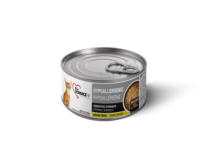 Консервы 1st CHOICE гипоаллергенный для кошек с уткой, картофелем и тыквой Hypoallergenic Adult Cat