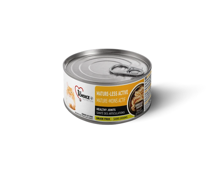 Консервы 1st CHOICE для пожилых и малоактивных кошек с курицей и яблоками Mature or Less Active Cat