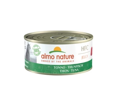 Консервы ALMO NATURE для взрослых кошек с тунцом в желе HFC - Jelly - Tuna